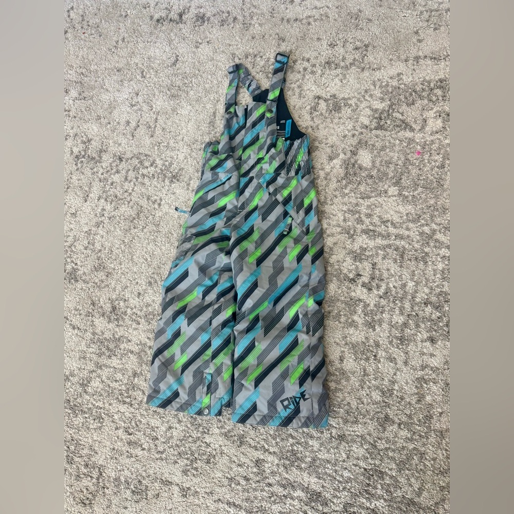 Ride Snowboards Kids Insulated Snow Bibs – Size 5